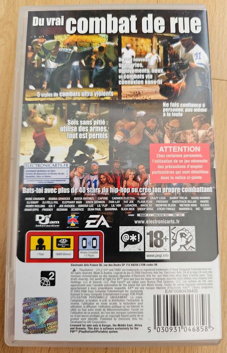 Jogo Def Jam Fight for NY The Takeover para PSP