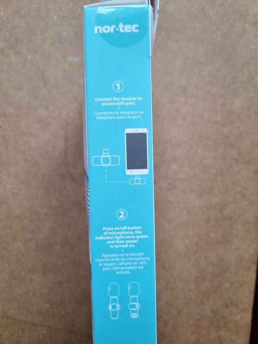 Mikrofon bezprzewodowy nor-tec do smartphona usb-c