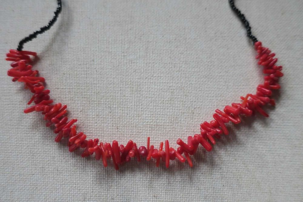 Czerwone korale 47 cm gałązki korale