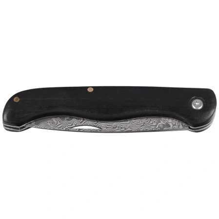 Nóż składany Third Decor Habitat N202E Ebony Wood, VG10 Damascus (TK-N202E)