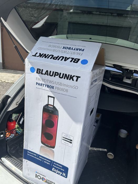 Głośnik Bezprzewodowy Blaupunkt PartyBox PB08DB GWPR18MC/Mikrofony/Wys
