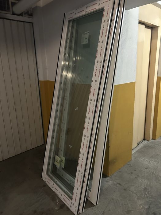 Portas de correr em PVC Vidro DUPLO