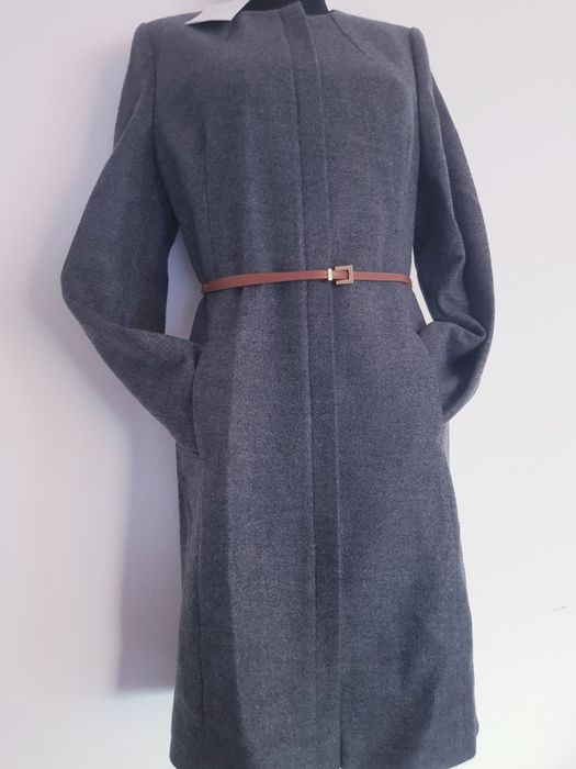 Nowy welniany płaszcz damski marki Molton rozmiar S.