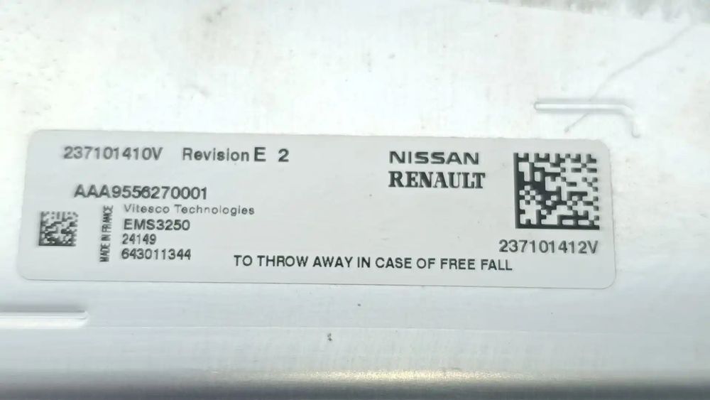 Centralina De Motor Uce RENAULT AUSTRAL TCE 130 237101410V