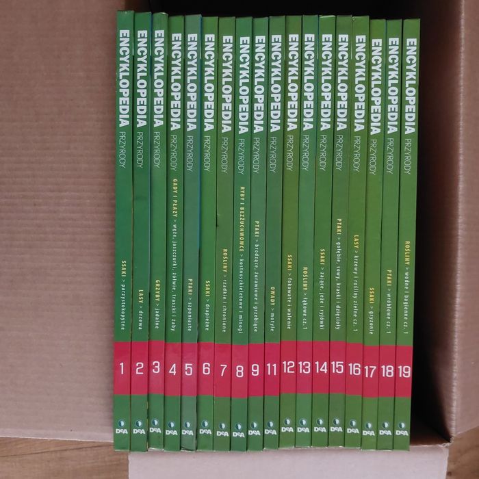 Encyklopedia przyrody tom 1-9 i 11-19