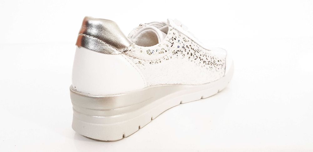 Półbuty damskie Comfortabel skóra białe sport komfort r 37,38,39,40,41