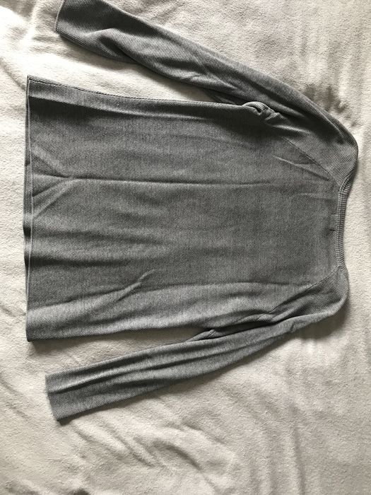 Longsleeve męski, szary, H&M, rozmiar S, stan bardzo dobry