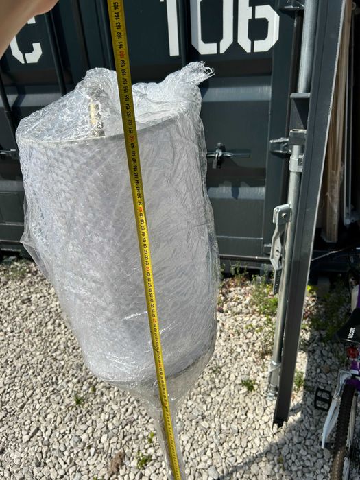 Lampa podłogowa Złota z białym abażurem 2 szt.
