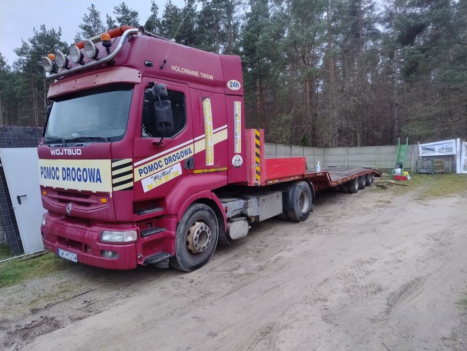 Usługi transportowe niskopodwoziem lub samochodem z Hds