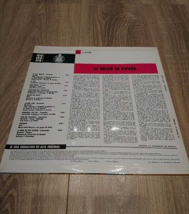 Winyl - Lo Mejor De Espana - LP Spain 1983 HH 10-220