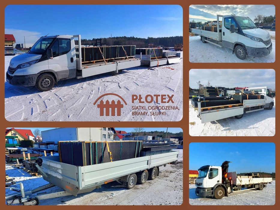 Słupek/Słupki ogrodzeniowe 60x40, ścianka 1,5mm o wysokości 2,00 m