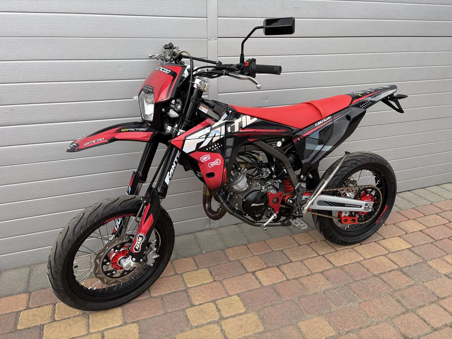 Fantic 50 XM 2024r Nowy model! Supermoto 50cc fantic am6 rieju trophy