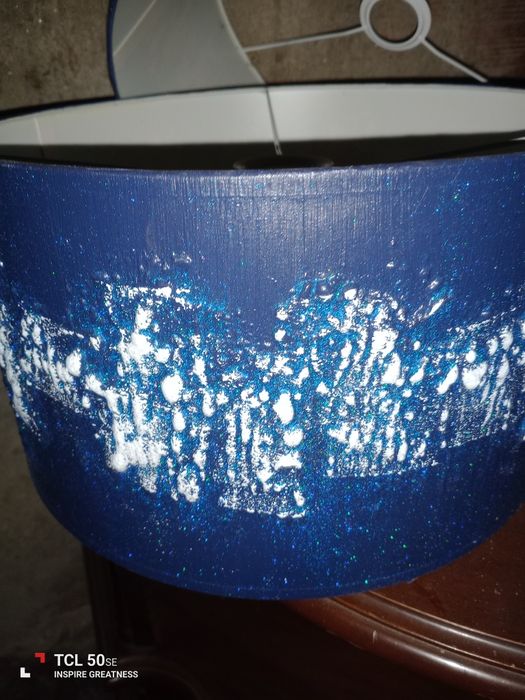 Dois abajures de teto em bom estado medidas..