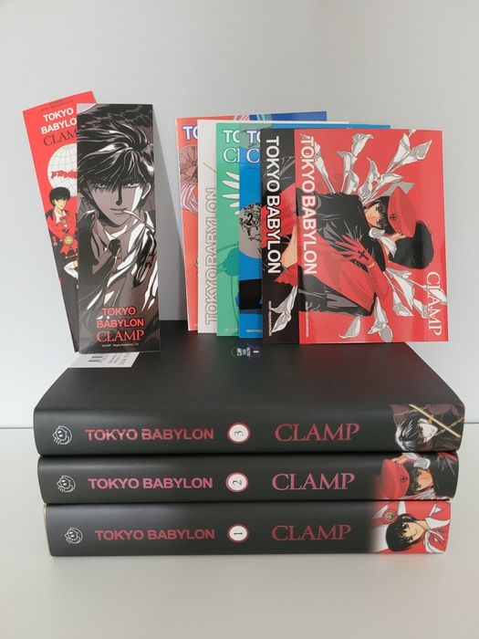 Komplet manga Tokyo Babylon tomy 1 - 3 anime clamp wszystkie dodatki