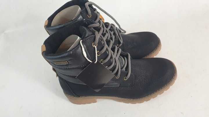 DOCKERS Dockers botki trzewiki khaki skórzane 37