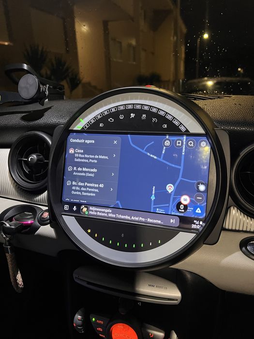 Radio Mini Cooper 2006/2015 carplay Bluethoot Android Auto