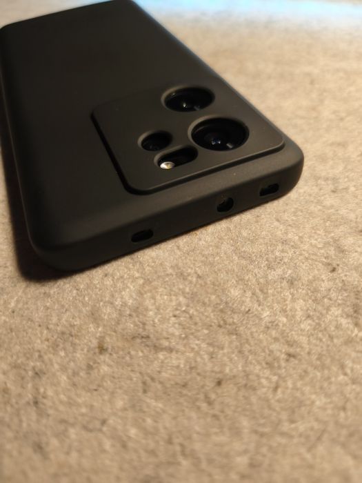 Capa silicone preta para Xiaomi 13T e 13T Pro