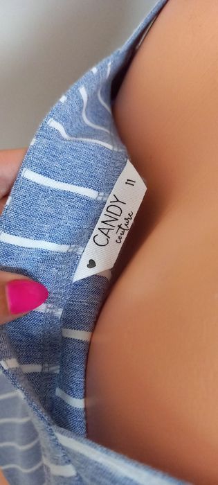 Super top Hiszpanka paski