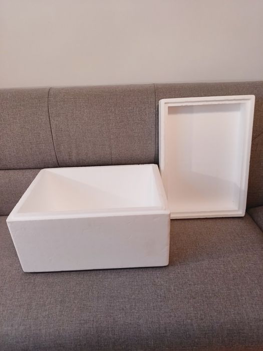 Pudełko styropianowe 30 litrów i 10 litrów, z wkładami chłodzącymi