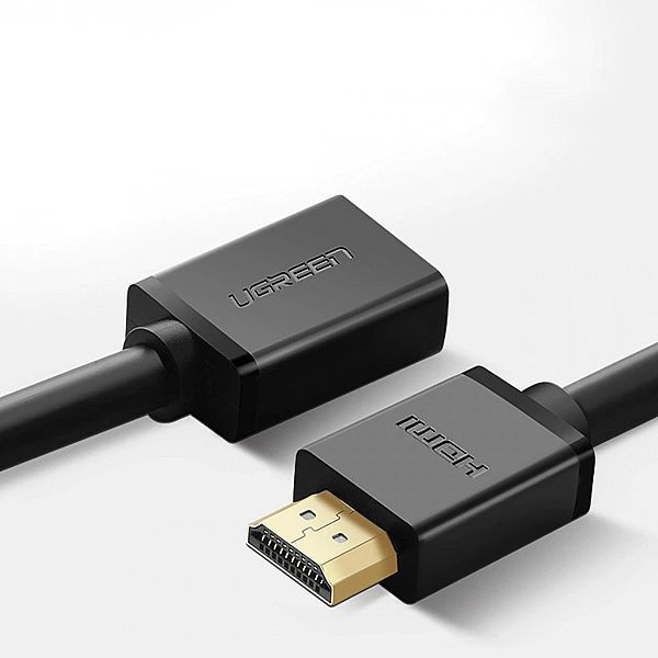 Kabel Ugreen Hd107, 10145 Hdmi (męski) - Hdmi (żeński) 4k 3m - czarny