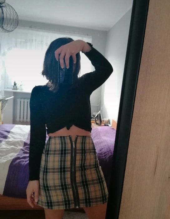 Stradivarius spódnica mini spódnica trapezowa S