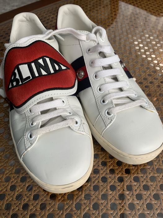 Sneakers Blind Fir Love Patch Web White Leather