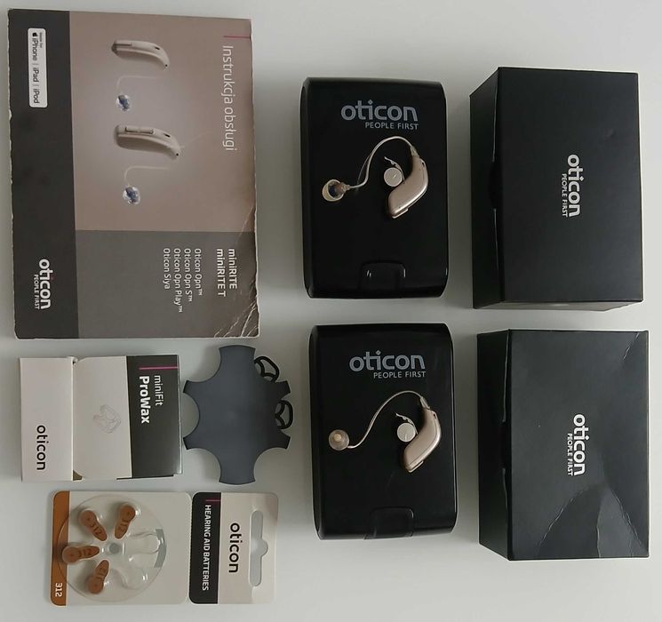 Dwa aparaty słuchowe Oticon Siya 2 miniRITE – komplet cena 2000zł