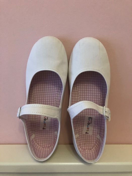 Sapatos Merceditas branco | 35 | Pisamonas