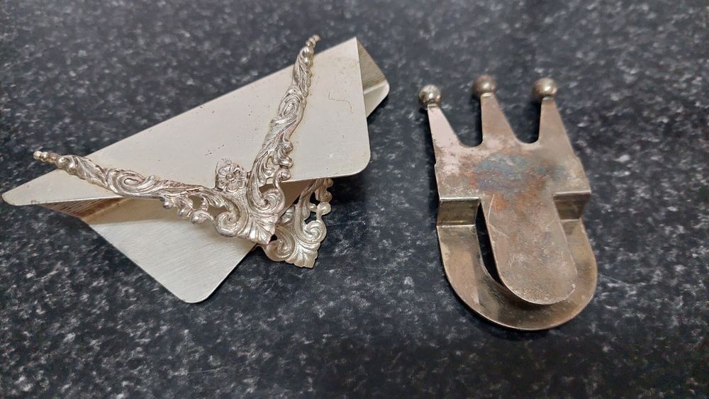 Peças Vintage em prata e bronze