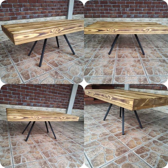 Stolik kawowy STARE DREWNO Loft Rustic Retro HandMade