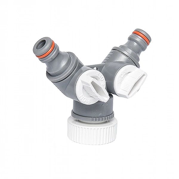 Trójnik Z Dwoma Zaworami 3/4'' Redukcja 1'' Bradas