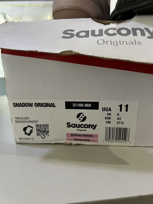 Saycony Shadow original нові оригінальні кросівки діночі чоловічі сауконі в коробці