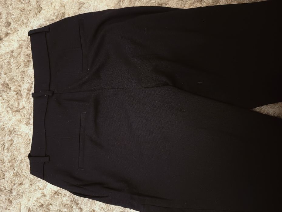 Damskie spodnie garniturowe granatowe H&M rozmiar 32 XXS