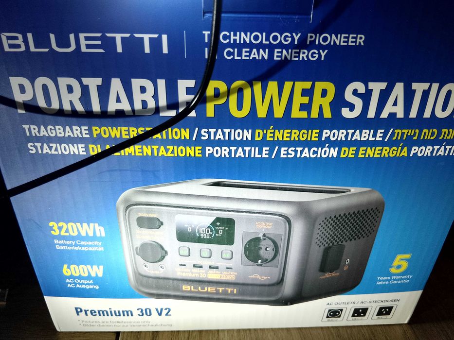 Нова Bluetti Premium 30v2 (320Вт-г) Гарантія 5 років (Розетка)