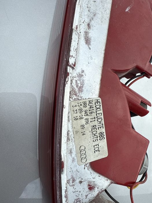 Audi Q5 8R Задній Ліхтар Правий Лівий Протитуманний 8R945095 8R0945096