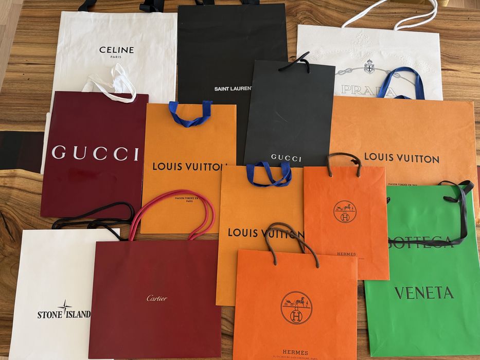 Оригінальні брендові коробки і пакети Gucci, Louis Vuitton, Hermes