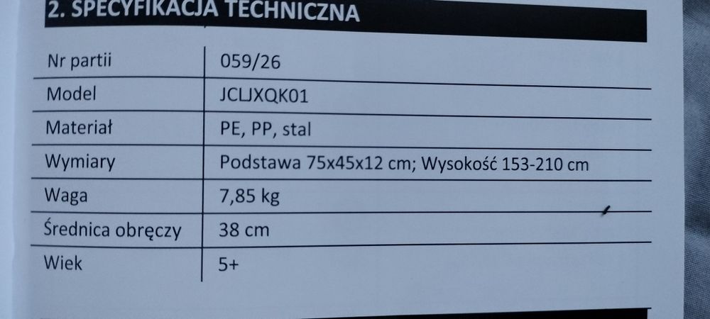Zestaw do koszykówki