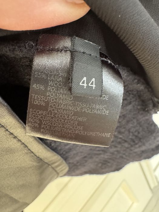 Черное шерстяное платье S-M