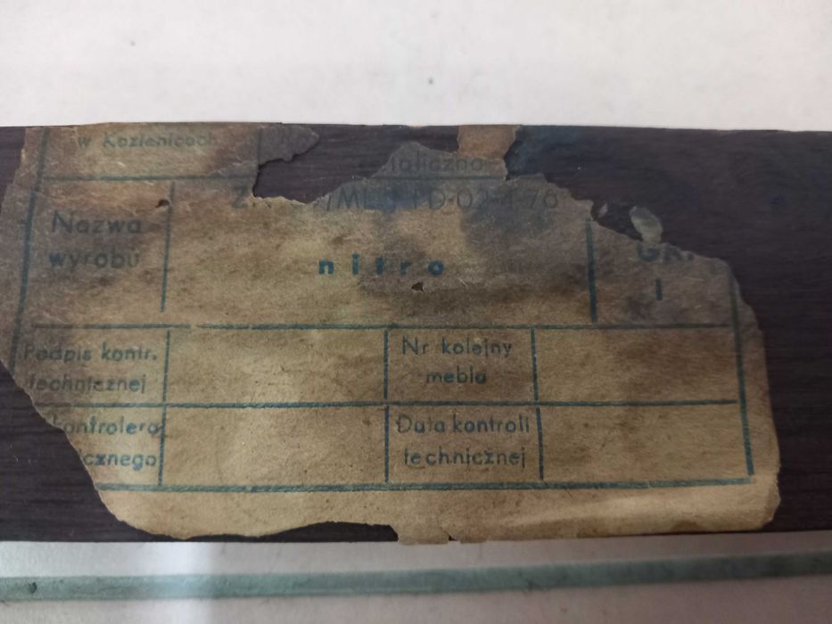 Nogi z czasów PRL - podstawa do komody , szafki RTV