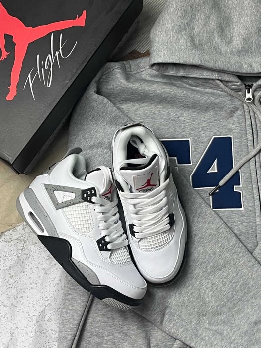 Jordan 4 Retro White Cement r.44