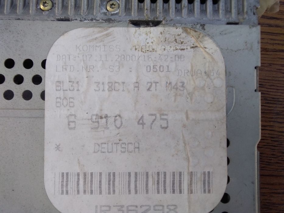 Radio z nawigacją Bmw-E46 Oryginał