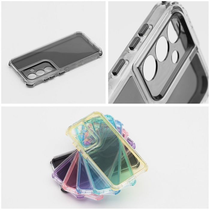 Futerał Matrix Clear Do Samsung A16 5G / A16 4G Czarny