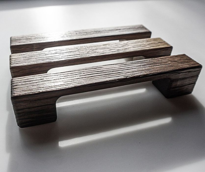 Дерев’яні меблеві ручки 128 мм (дуб / ясен)