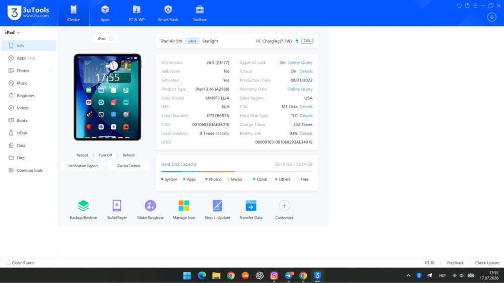 iPad Air M1 64gb