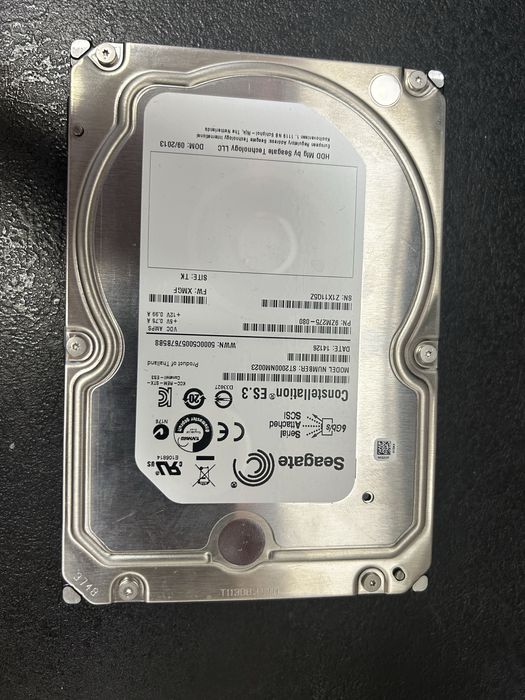 Dysk 2TB Seagate Constellation ES.3 ST2000NM0023 SAS 6 Gb/s serwerowy