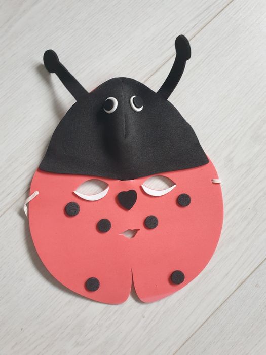 Maska na bal przebierańców biedronka