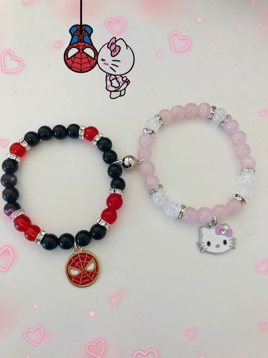 Beansoletki matching hello kitty x spiderman