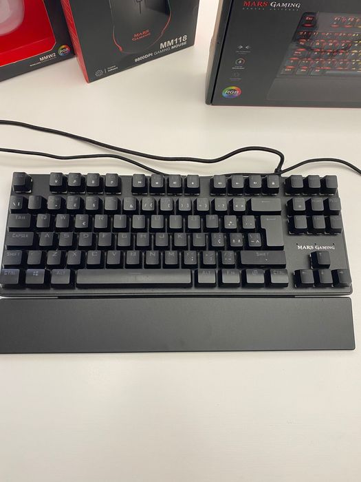 Teclado Mars Gaming MKXTKL + 2 Ratos Mars Gaming