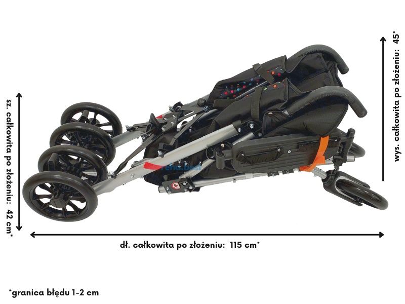 Dziecięcy wózek inwalidzki specjalny UMBRELLA ViteaCare roz.2