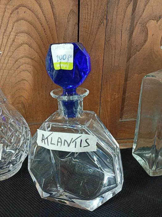 Lote Garrafas Cristal Atlantis